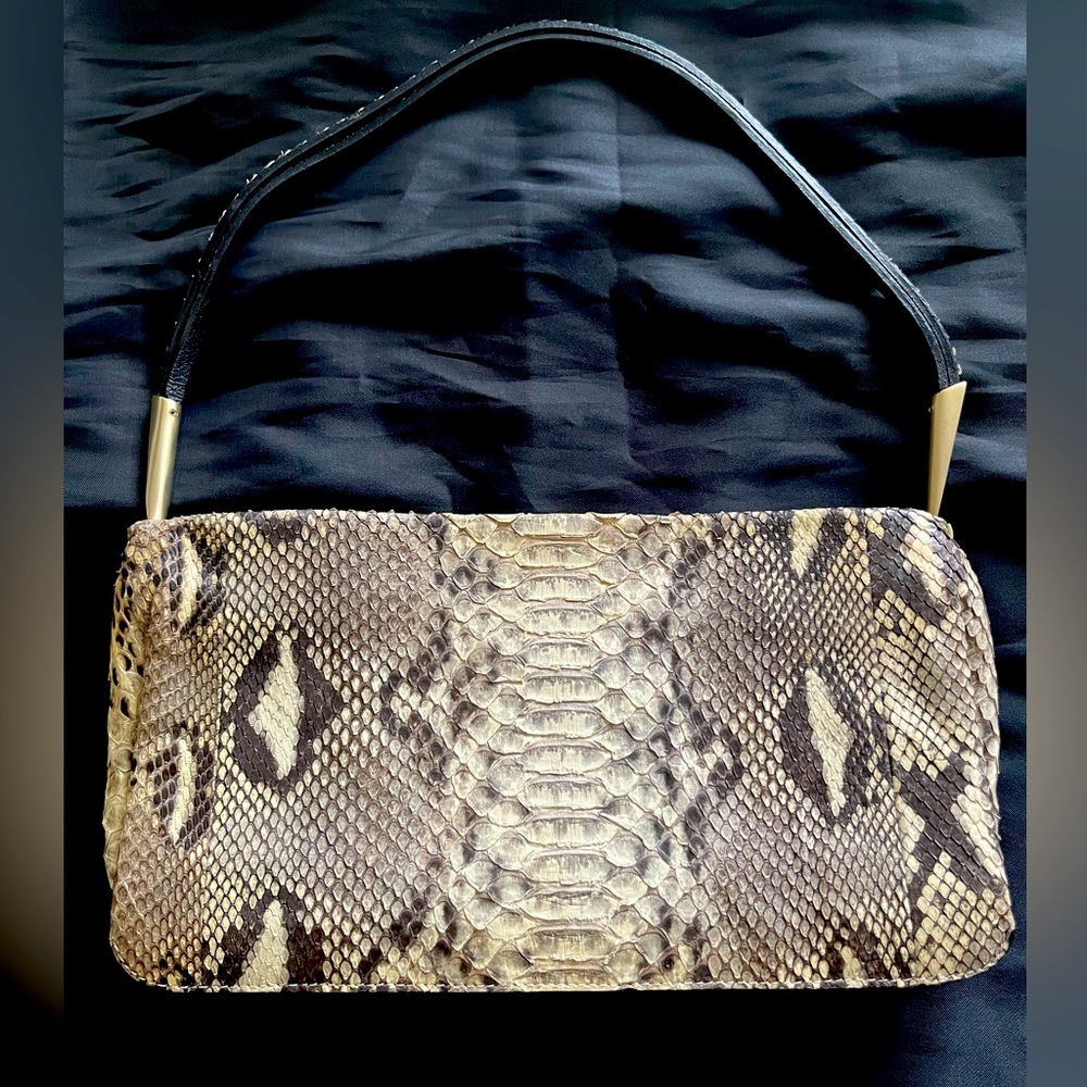 Bottega Veneta python purse